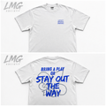 Bring A Play Or Stay Out The Way Classic white & Blue