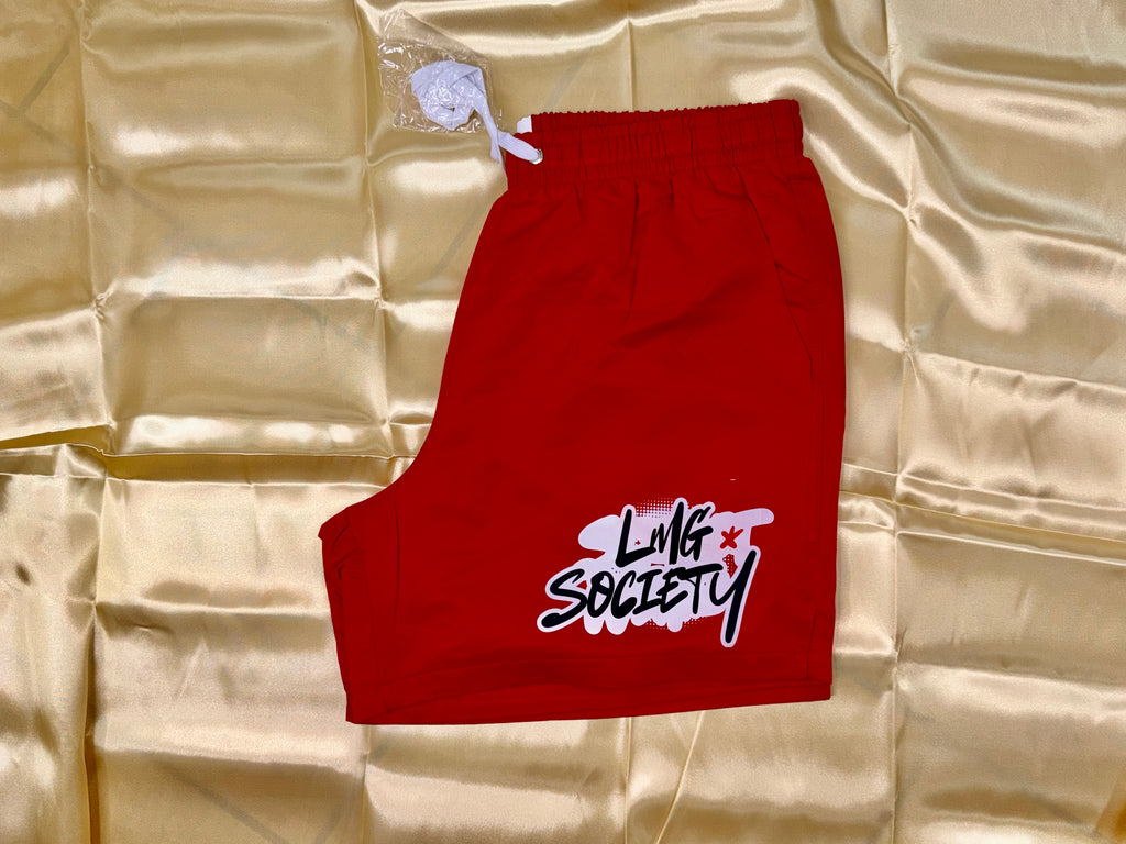 LMG Society Signature RED Shorts
