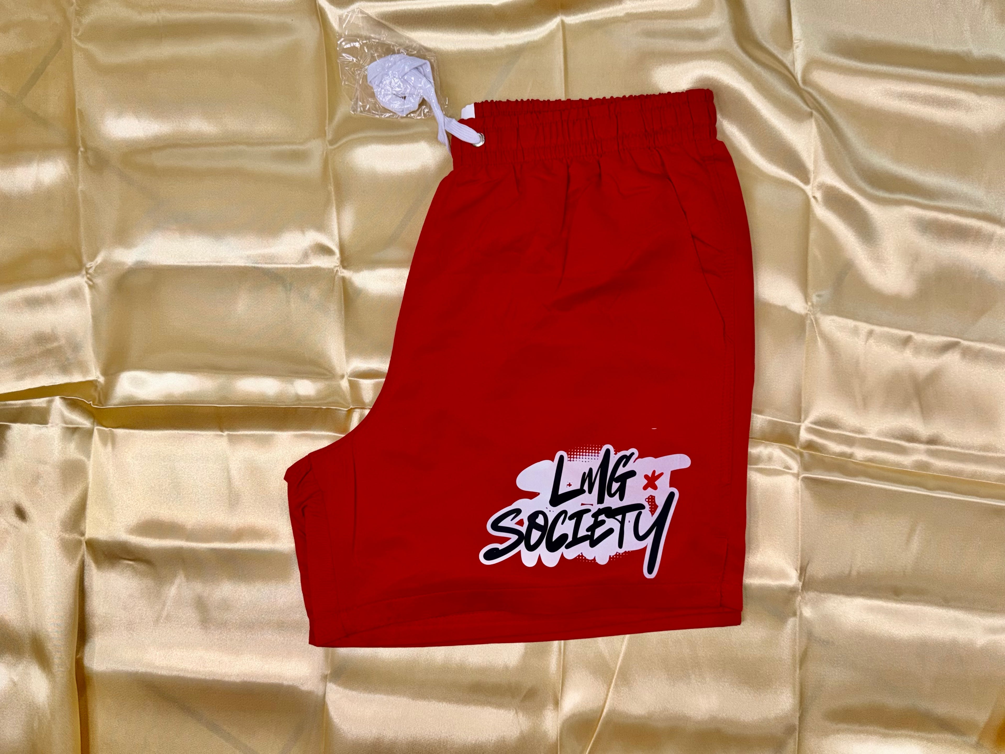 LMG Society Signature RED Shorts