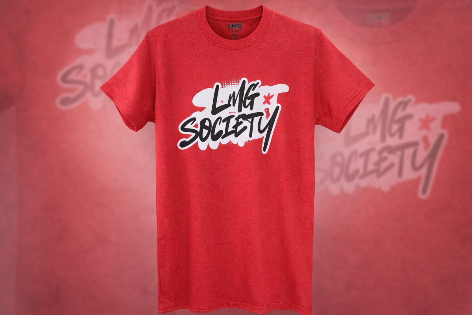 LMG Society Signature Tee – Red Edition | Loyalty Motivates Greatness