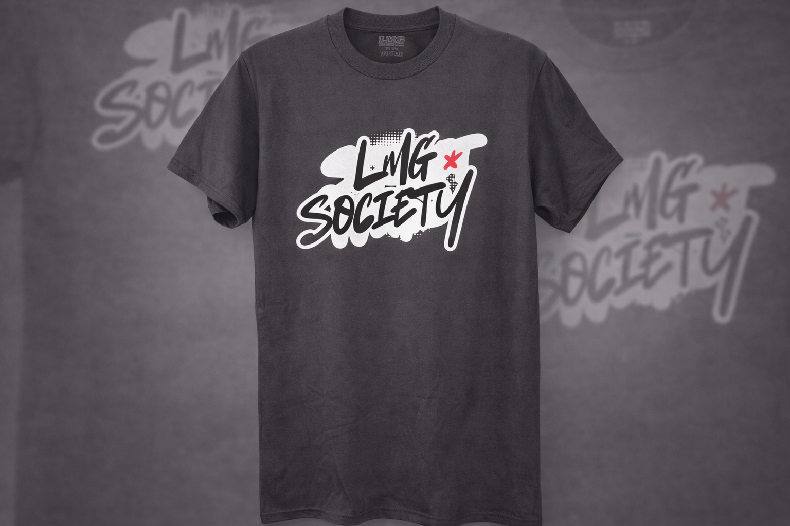 LMG Society Signature Logo T-Shirt – Streetwear Essential