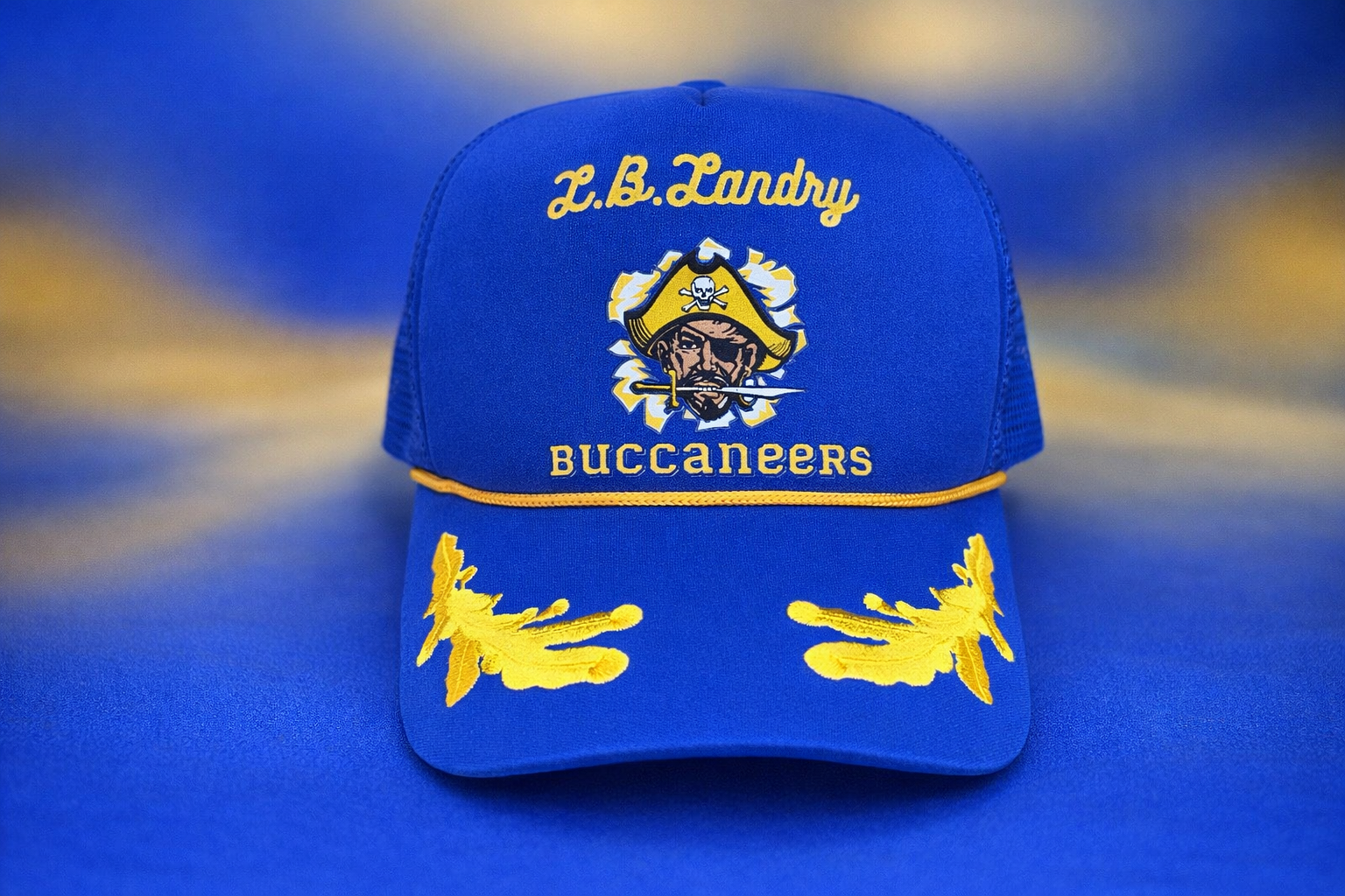 L.B. Landry Buccaneers Royal Blue & Gold Snapback Hat