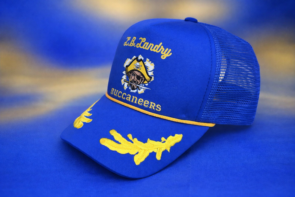 L.B. Landry Buccaneers Royal Blue & Gold Snapback Hat