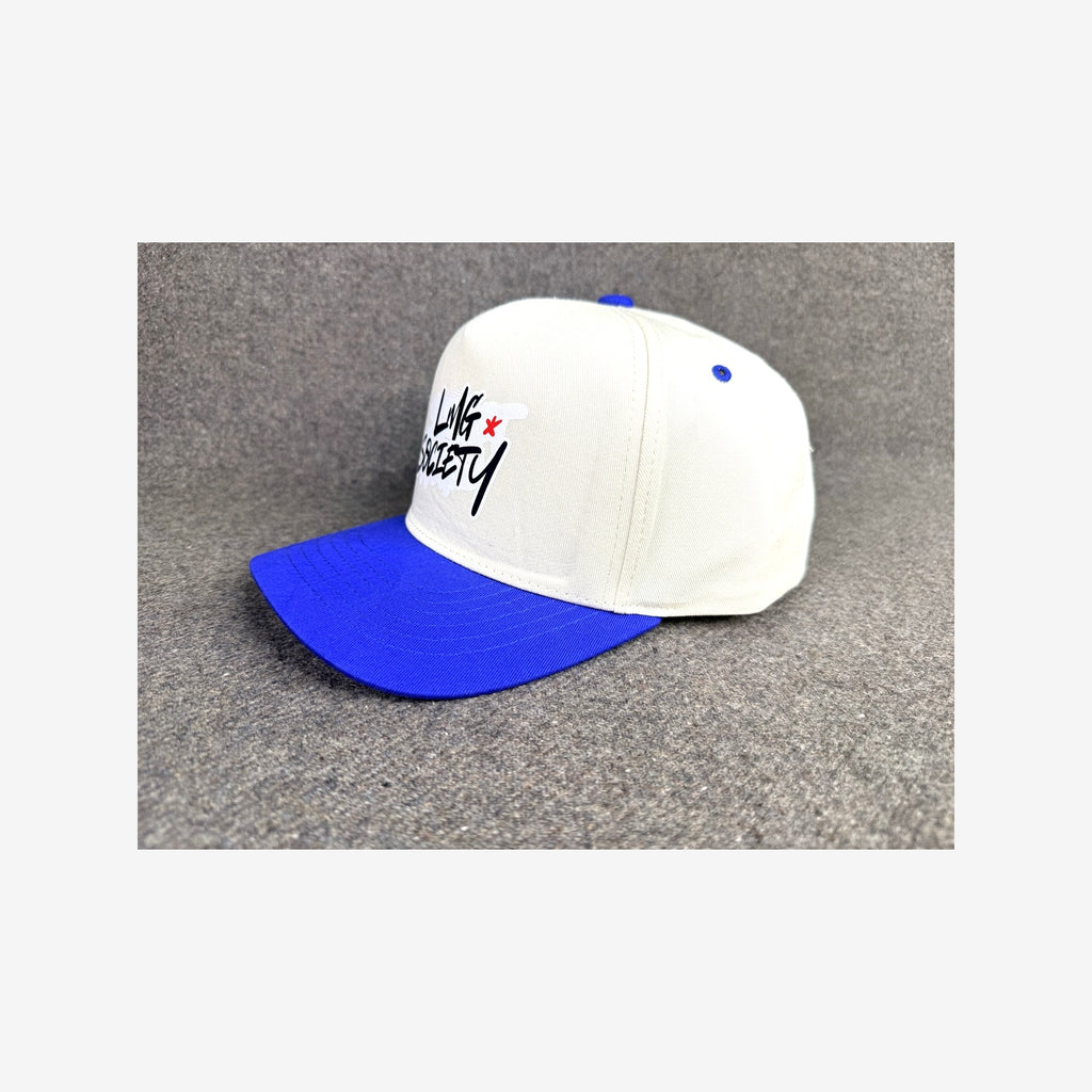 LMG Society Classic Snapback- Royal blue brim