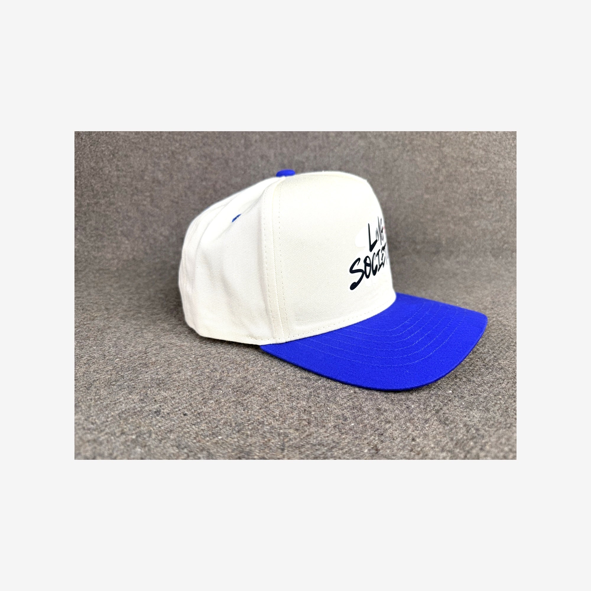 LMG Society Classic Snapback- Royal blue brim