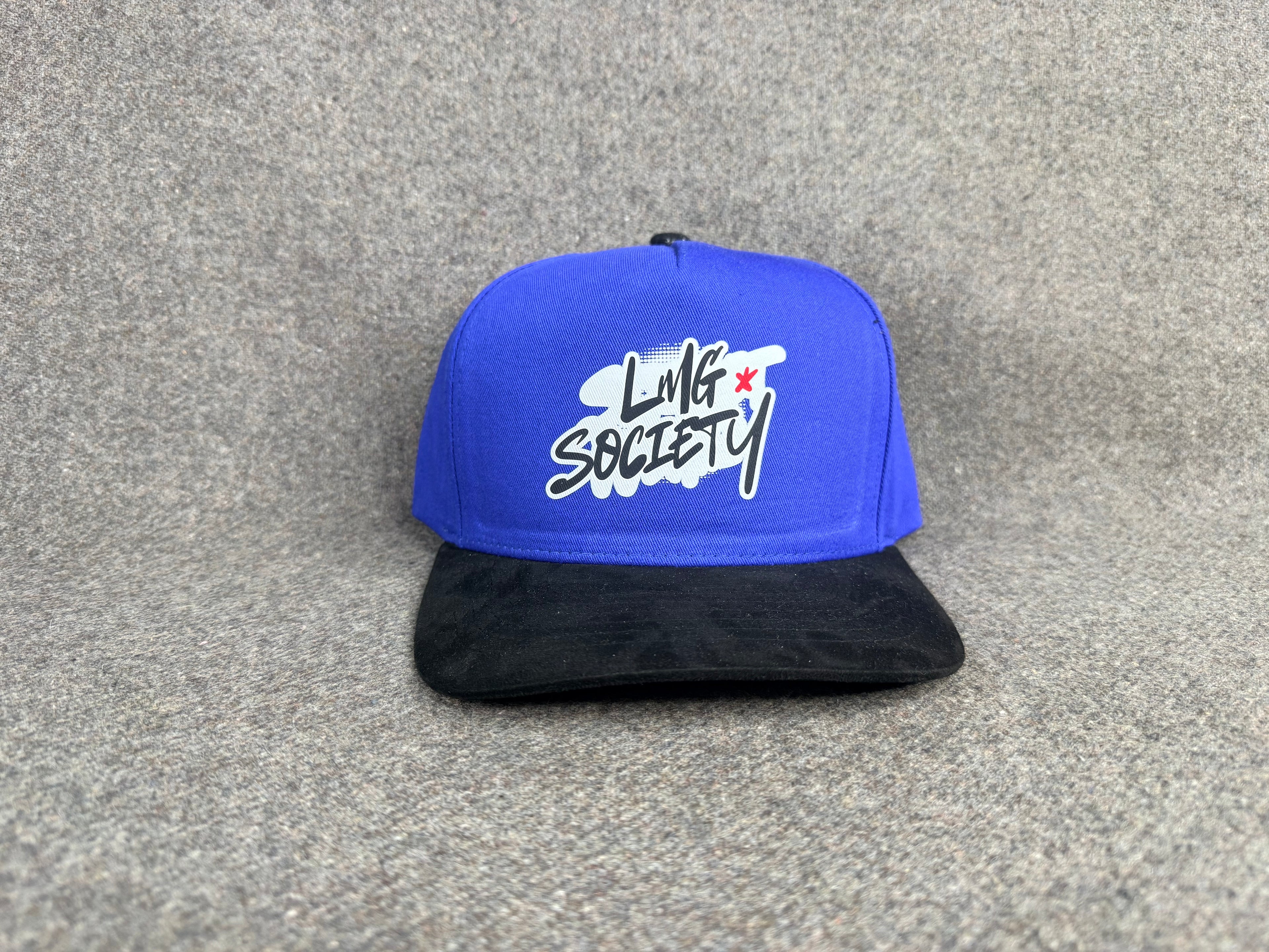 LMG Society Classic Snapback- Royal Blue & Black