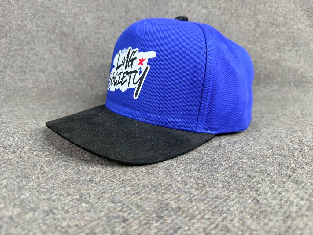 LMG Society Classic Snapback- Royal Blue & Black