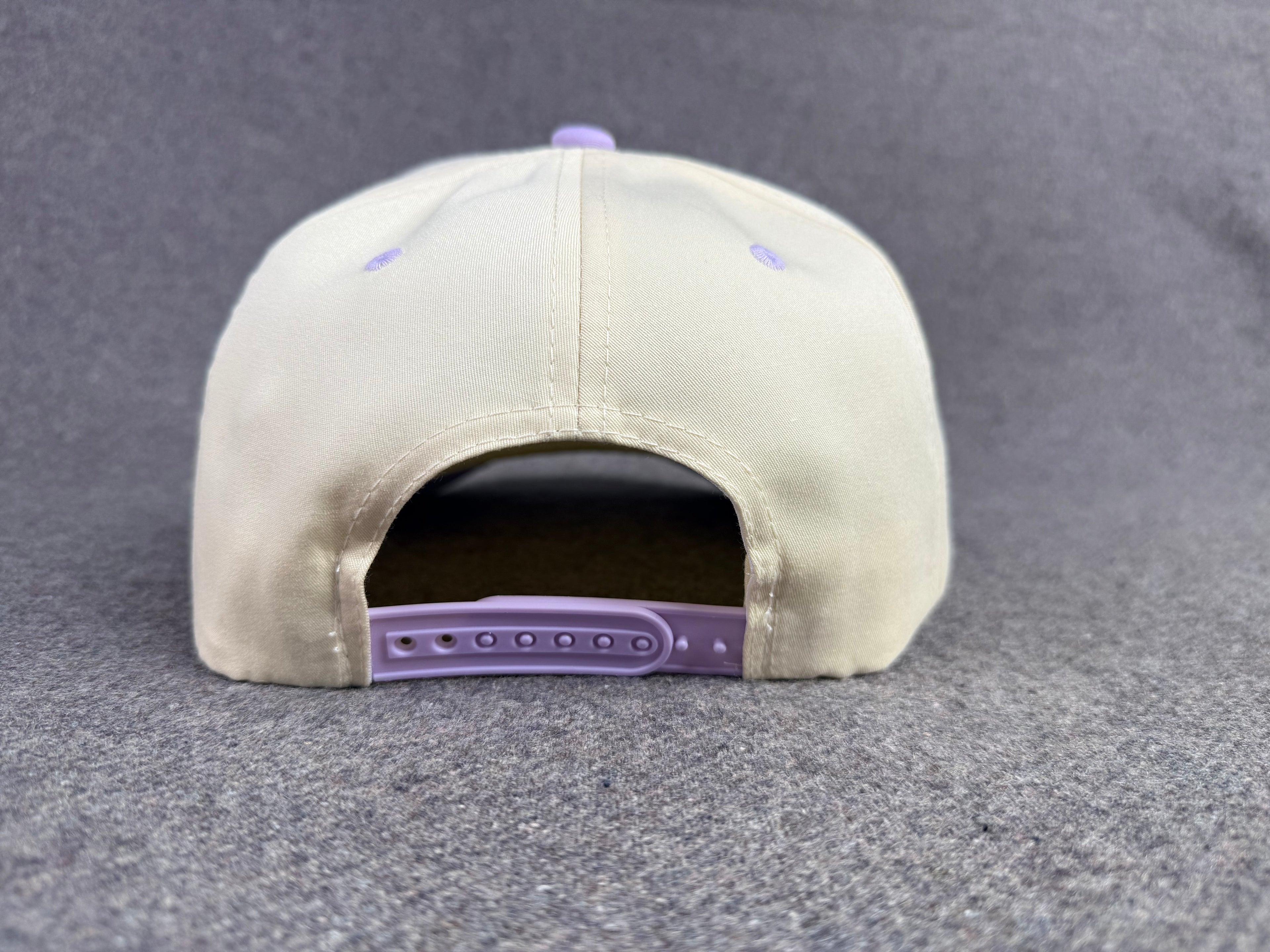 LMG Society Classic Snapback Cream & Lavender with